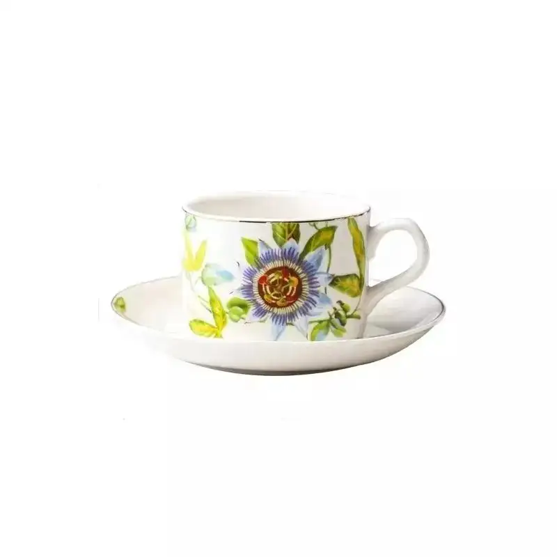 Chinese Style Bone China Tea Cup Sets Chrysanthemum Flower Design coffee shop Ceramic Cups