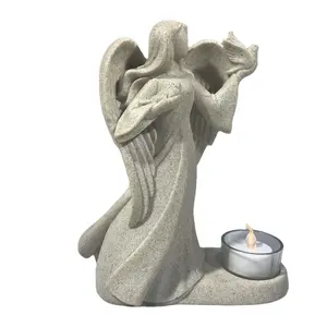 Nhà Máy Chất Lượng Cao Nhựa Góc Tealight Candle Holder Với Pigeon