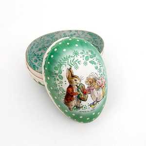 Boîte à œufs en <span class=keywords><strong>papier</strong></span> mâché style vintage motif <span class=keywords><strong>lapin</strong></span> pour Pâques, boîte cadeau pour bonbons, décoration, cadeau de fête - Product Image 1