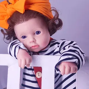 Lifelike Infant Muecas American Silicon Girl Dolls Real Life Baby Doll Bebe Reborn Silicone Baby
