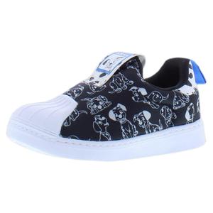 Zapatos Adidas Superstar 360 para Bebés y Niños Pequeños, Color Negro, Blanco, Azul Brillante, Estampado Animal, Sin Cordones - Product Image 1
