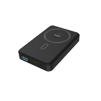 Cargador Inalámbrico Magnético Superrápido de 30W, Banco de Energía Portátil con Pantalla LED, Carga USB-C, Batería Semisólida de 10000mAh