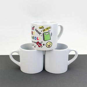 6oz petite tasse blanche Sublimation presse à chaud personnalisée fournisseur de tasses à café en céramique vierge - Product Image 6