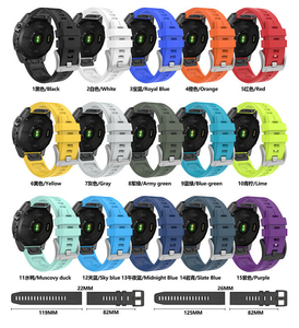 <span class=keywords><strong>Bracelet</strong></span> en silicone <span class=keywords><strong>Quickfit</strong></span> 22 mm 26 mm pour Garmin Fenix 8/7X/6X/5, <span class=keywords><strong>bracelet</strong></span> pour Garmin 5 Plus, bande souple - Product Image 6