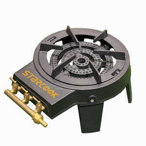 Quemador de Hierro Fundido de Alta Resistencia para Cocinar al Aire Libre, Estufa de Gas de un Solo Quemador de Hierro Fundido para Exteriores - Product Image 2