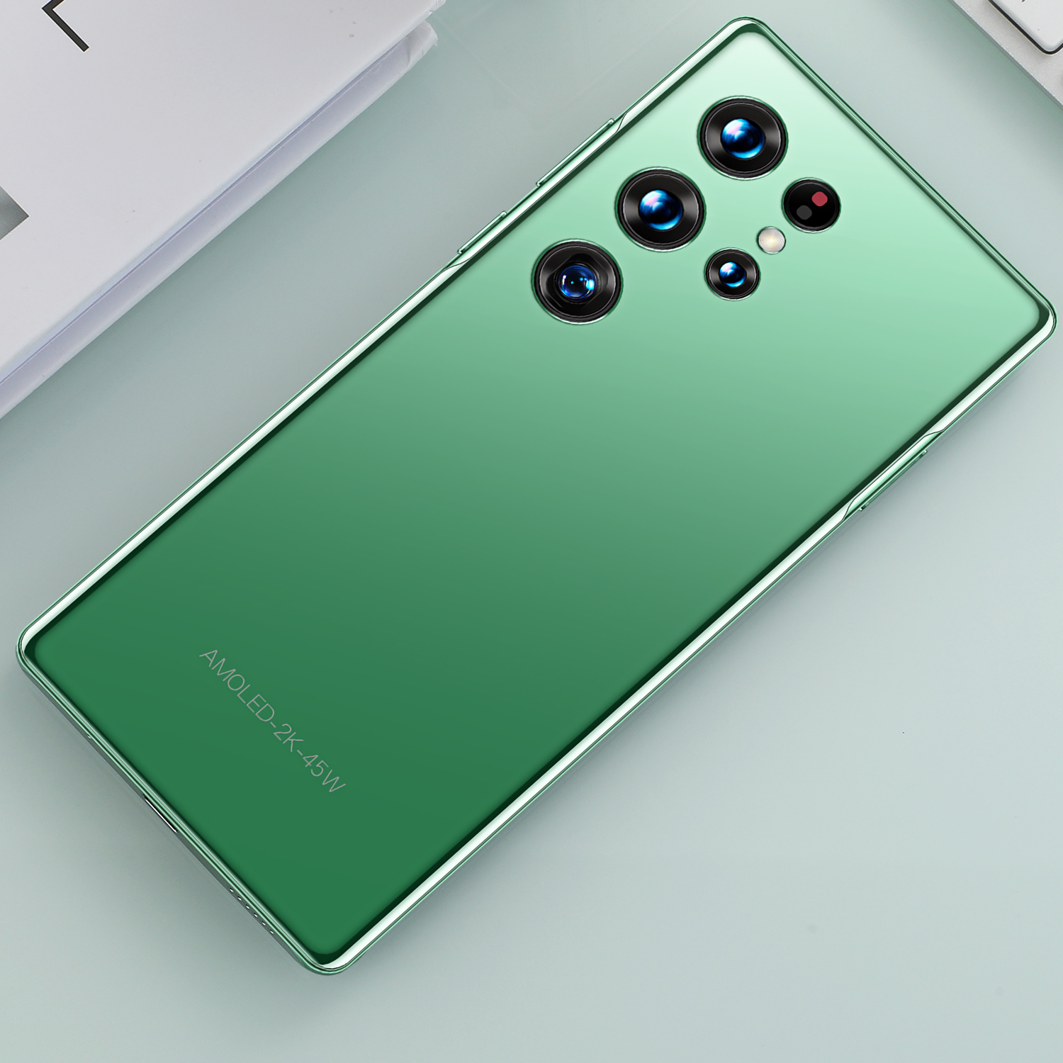 สีเขียว