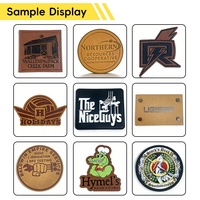 Meilleur prix, étiquette de vêtement personnalisée, étiquette en PU, étiquette en cuir gaufrée/métallique, patch pour vêtements