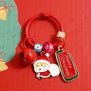 Llaveros Metálicos Personalizados de Navidad Estilo Vintage, Ligeros, Festivos, con Santa Claus y Muñeco de Nieve, Adornos para Bolsos, Combinables para Parejas - Product Image 5