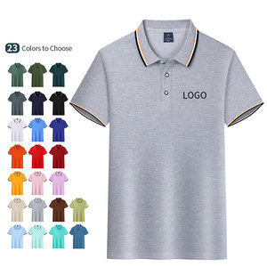 190GSM Estándar Deluxe Camiseta LOGO Personalizado Ropa de Trabajo Fabricante de camisas Polo para hombres - Product Image 1