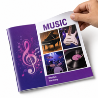 Service d'impression de livres personnalisés à bas prix à Jiangsu pour catalogue d'entreprise, brochure, dépliant avec papier couché