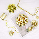 16ct Free Sample Wholesale Black Gold Silver <b>Gifts</b> <b>Bows</b> Self-adhesive Curly <b>Bow</b> <b>Gift</b> Wrap Accessory Pp Pull <b>Bows</b> - Product Image 5