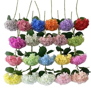 ดอกไฮเดรนเยียจำลอง 176 ชิ้น สัมผัสเหมือนจริง ให้ความชุ่มชื้น ตกแต่งบ้าน จัดดอกไม้ ตกแต่งงานแต่งงาน ขายส่ง - Product Image 1