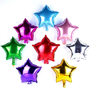 Wholesale 18-Inch Gold Metallic Star Shaped Foil <b>Balloons</b> Eco-Friendly Graduation Halloween Birthday Baby Shower Christmas - Product Image 1