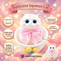 Jouets Squishy en Forme d'Animaux Mignons, à Rebond Lent, en Matériau TPR Sûr, Jouets Anti-Stress, Jouets Promotionnels pour Supermarchés, Jouets à Presser