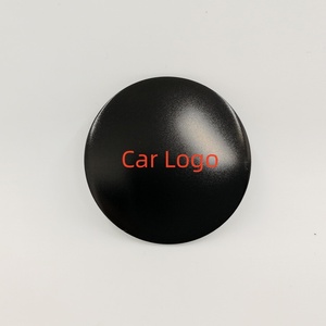 Logotipo personalizado 56mm Pegar estilo coche pegatinas de aluminio para tapacubos de rueda de coche - Product Image 5