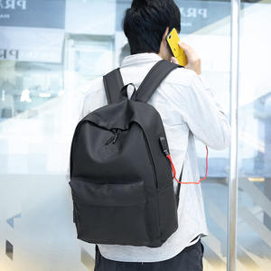 Sac à dos scolaire personnalisé en nylon uni pour filles du collège, petit sac à dos coréen pour étudiants, sac à dos tendance pour hommes - Product Image 3