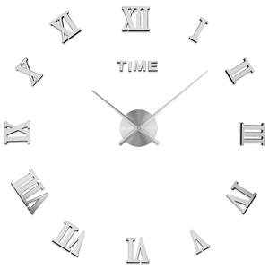 Horloge Murale à Chiffres Romains de 37 Pouces, Décoration de Salon, Autocollant à Quartz, Horloge 3D DIY - Product Image 4