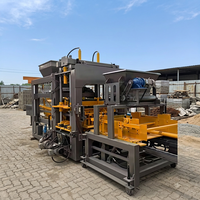 Machine à blocs de ciment entièrement automatique QT6-15, presse hydraulique, machine à briques écologiques en cendres volantes, alimentation électrique ou diesel pour la construction à grande échelle