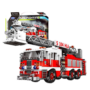 Bộ đồ chơi lắp ráp mô hình xe cứu hỏa cứu hộ Xingbao 03031 City Series dành cho trẻ em - Product Image 4