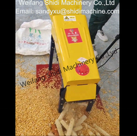 Petite batteuse de maïs domestique Shidi pour le battage du maïs 500kg-5000kg/heure avec moteur 2.2kw 3kw etc.,