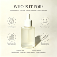 Sérum pour le visage à l'ectoïne, efficace pour soulager les rougeurs et lutter contre le vieillissement, pour une peau plus lumineuse et plus calme