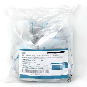 LOT of <strong>50</strong> 031-220N BNC Adapter 0Hz to 4GHz 50Ohm ST RCP/RCP Silver NOS New Original Ready Stock <strong>Industrial</strong> Automation PAC Dedica - Product Image 1