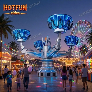 Atracción Portátil de 24 Asientos con Rotación Extrema, Energy Storm Thrill Ride, Remolque para Parque de Atracciones, Equipo para Carnaval al Aire Libre - Product Image 3