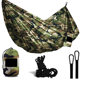 Toptan 2 kişi için süper güçlü ve sağlam paraşüt naylon kamp hamak - Product Image 1