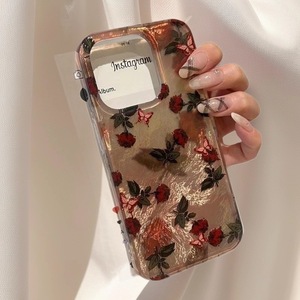 เคสโทรศัพท์ iPhone 17 Pro Max สไตล์วินเทจยุโรปและอเมริกา ลายกุหลาบ น้ำแข็ง รูใหญ่ ป้องกันการตกกระแทก ครอบคลุมเต็มตัว - Product Image 1