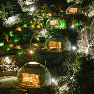 Tente dôme préfabriquée <span class=keywords><strong>de</strong></span> <span class=keywords><strong>luxe</strong></span>, tente à bulles pour le camping en plein air, tentes sphériques pour le glamping, tentes d'hôtel avec rideaux - Product Image 4