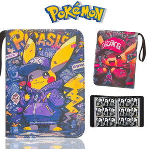 <span class=keywords><strong>Livre</strong></span> de collection Pokémon <span class=keywords><strong>avec</strong></span> porte-cartes de visite à la mode en cuir PU EVA Impression de logo élégant Portable et fermeture à clip - Product Image 3