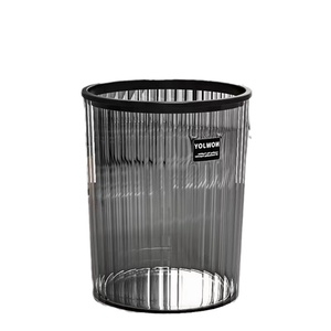 <span class=keywords><strong>Poubelle</strong></span> ménagère à sélection rigoureuse, grande capacité, transparente, à ouverture supérieure, en forme de baril, en plastique, pour toilettes et salon - Product Image 5