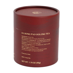 Bolsitas de Té Oolong Chayan Da Hong Pao, Aroma Intenso, Envasadas Individualmente, Sabor Suave, Preparación en Caliente y Frío, 50g/lata*50 Latas/caja - Product Image 6
