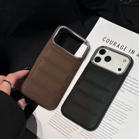 Nouvelle conception – Coque de téléphone 2-en-1 personnalisée de couleur unie, étui de protection de niche pour la série iPhone 17 Pro Max
