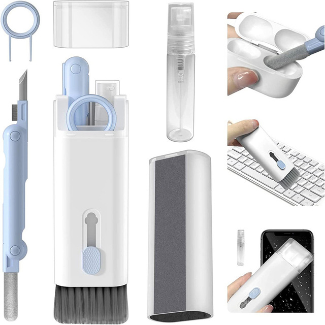 7-in-1 Eco-Friendly Plastic Electronic Cleaner Kit for Keyboard and Laptop