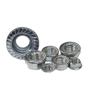 Écrou à bride hexagonale DIN6923 en acier au carbone galvanisé haute résistance de qualité supérieure à vendre - Product Image 2