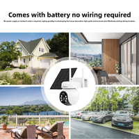 Solaire LED Route Longue Durée 4G Surveillance à Distance Humanoïde Détection Alarme Téléphone Mobile Compatible Lumière Solaire avec Caméra Cctv