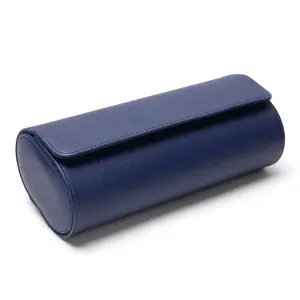 Elegan Terpisah Geser 3 Bantal Kokoh Winder Kasus Retro Saham Roll Travel Menonton Kotak Pemegang Kulit High-End Menonton Roll