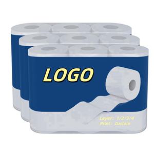 Hot Sale Duft freies Toiletten papier 4-lagig hypo allergen für Mütter Babys Plüsch polsterung Hoch absorbierende tägliche Verwendung - Product Image 4