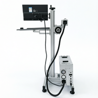 Machine de marquage laser à fibre Flying Style 1064nm IR avec logiciel EZCAD2, prend en charge le marquage d'images, le marquage de texte, les codes QR et les codes-barres
