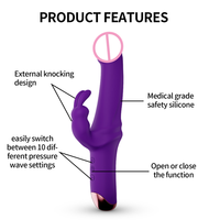 Leistungs starker Kaninchen vibrator für Frauen Sex Klitoris & G-Punkt Massage Dildo Adult Toys Mastur batoren