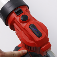 Pistolet à calfeutrer sans fil à batterie avec distribution à quatre vitesses et éclairage de travail LED