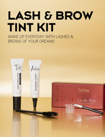 Gollee Gel Teinture Semi-Permanente Sourcils et Cils Imperméable Longue Durée Rouge 15 ml Marque Privée