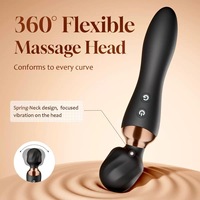 Vibrateur double tête à 12 modes de vibration pour clitoris, Big Magic 2026, baguette vibrante en silicone rechargeable pour femmes