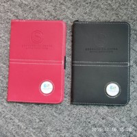 Porta segnapunti da golf con logo in rilievo personalizzato, copertina tascabile del libro dei punteggi da Golf