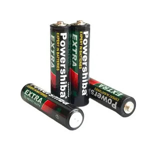 Powershiba Primary Battery Carbon Zinc 1.5V Size Um3 R6 AA Battery