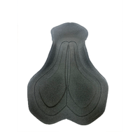 Coussin de cyclisme avec logo personnalisé de grande taille à séchage rapide respirant par sublimation pour équipes sportives pour shorts de cyclisme