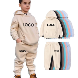 Set Tuta Invernale Personalizzabile da Bambino in 2 Pezzi <span class=keywords><strong>con</strong></span> Felpa <span class=keywords><strong>con</strong></span> Cappuccio e Pantaloni - Product Image 1