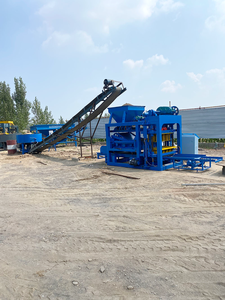 Máy đúc gạch QT4-25 tự động cho nhà sản xuất khối Rỗng từ vật liệu bê tông 220V cho xi măng - Product Image 6