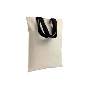 Borsa shopper in cotone riciclato 140 gr, merchandising sostenibile - Product Image 2